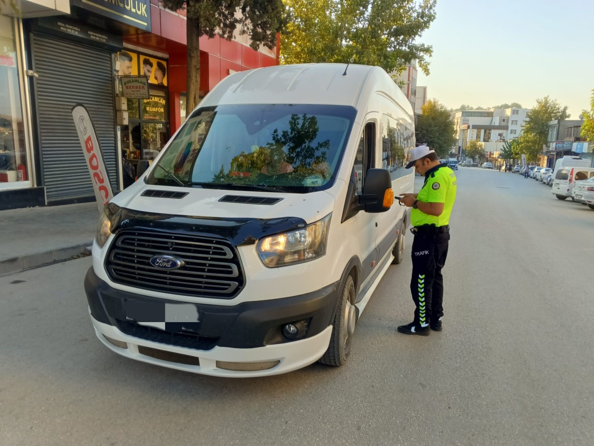Adıyaman’da okul servisleri denetlendi