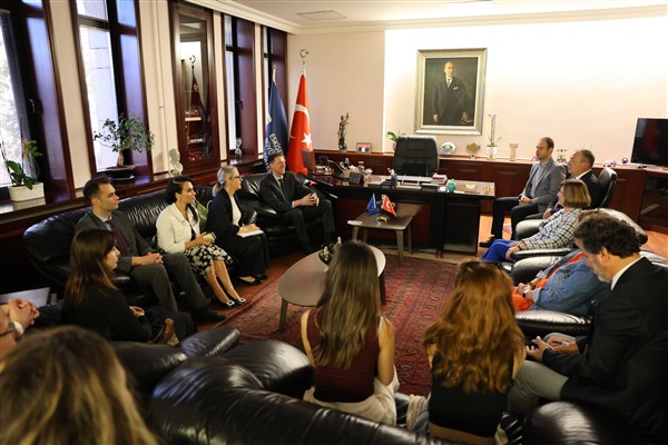 Avrupa Birliği heyetinden Başkan Ünlüce’ye ziyaret