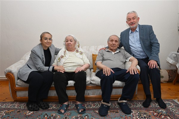 Başkan Başdeğirmen'den gazeteci Hilmi Özdemir'e ziyaret