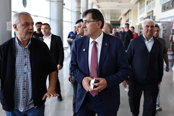 Başkan Kahveci'den  Kütahya otobüs terminaline  inceleme
