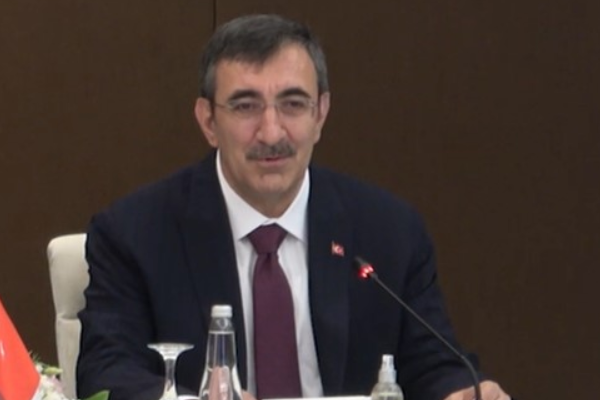 Cumhurbaşkanı Yardımcısı Yılmaz, Bakan Luz ile bir araya geldi