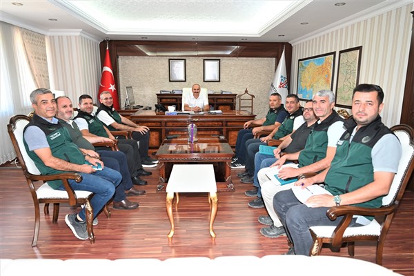 DSİ heyeti, Vali Canalp'i ziyaret etti