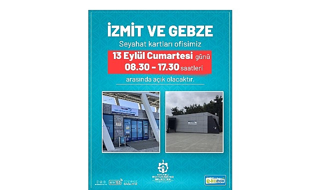 Seyahat Kart Ofisleri'nde cumartesi mesaisine devam