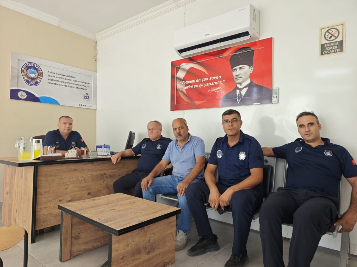 Zabıta Haftası kapsamında Kahta Otogar Zabıta Karakolu’na ziyaret